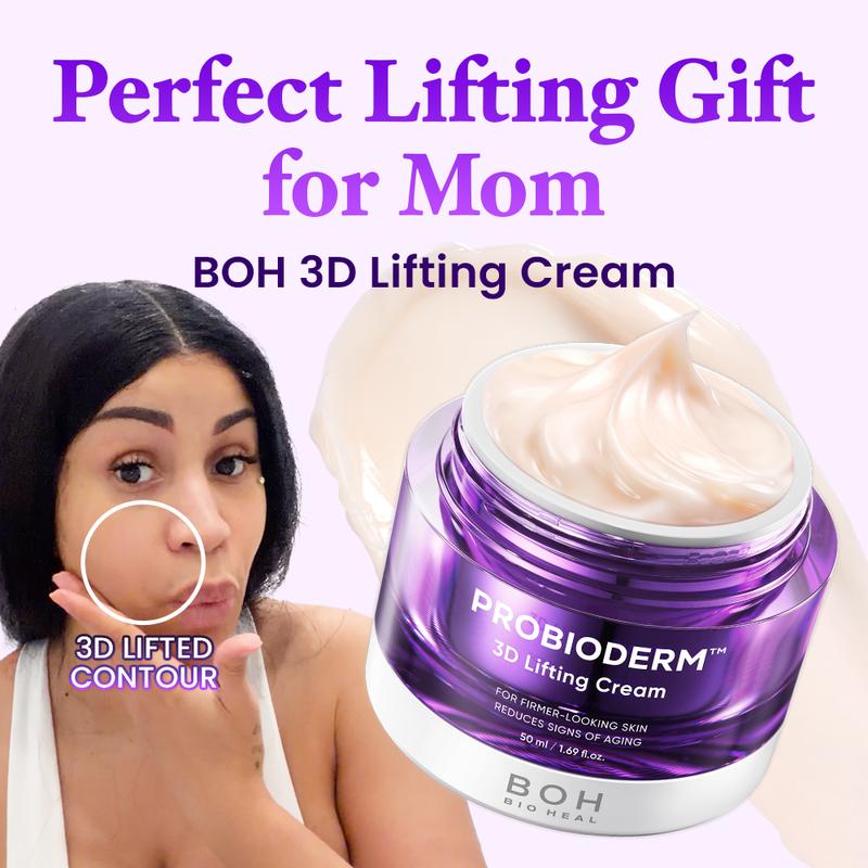 Probioderm™ 3D Lifting Cream | Korean Peptide Face & Neck Moisturizer