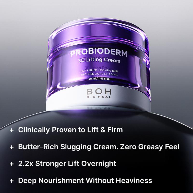 Probioderm™ 3D Lifting Cream | Korean Peptide Face & Neck Moisturizer
